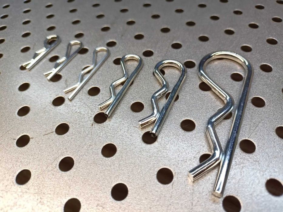 Zestaw zawleczek sprężynowych 150-szt. zawleczki sprezynowe