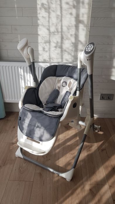 Крісло-гойдалка для годування 2 в 1 Lionelo Niles Grey