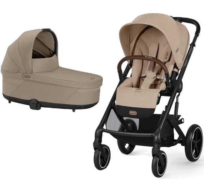 Cybex Balios S Lux 2.0 Wózek Głęboko-Spacerowy Almond Beige BLK