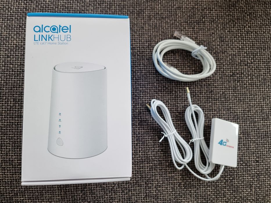 Alcatel wifi 4G 300 Mbps z antena zewnętrzna wzmacnia sygnał gsm lte