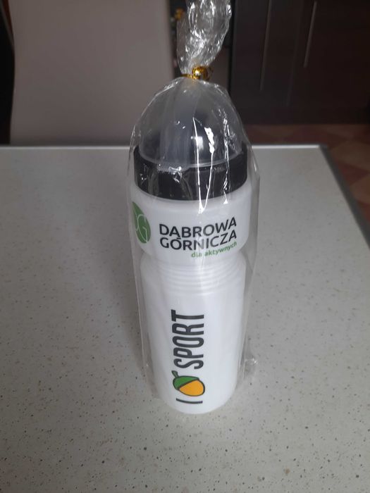 bidon/ butelkę na wodę z logo Dąbrowy Górniczej, NOWY