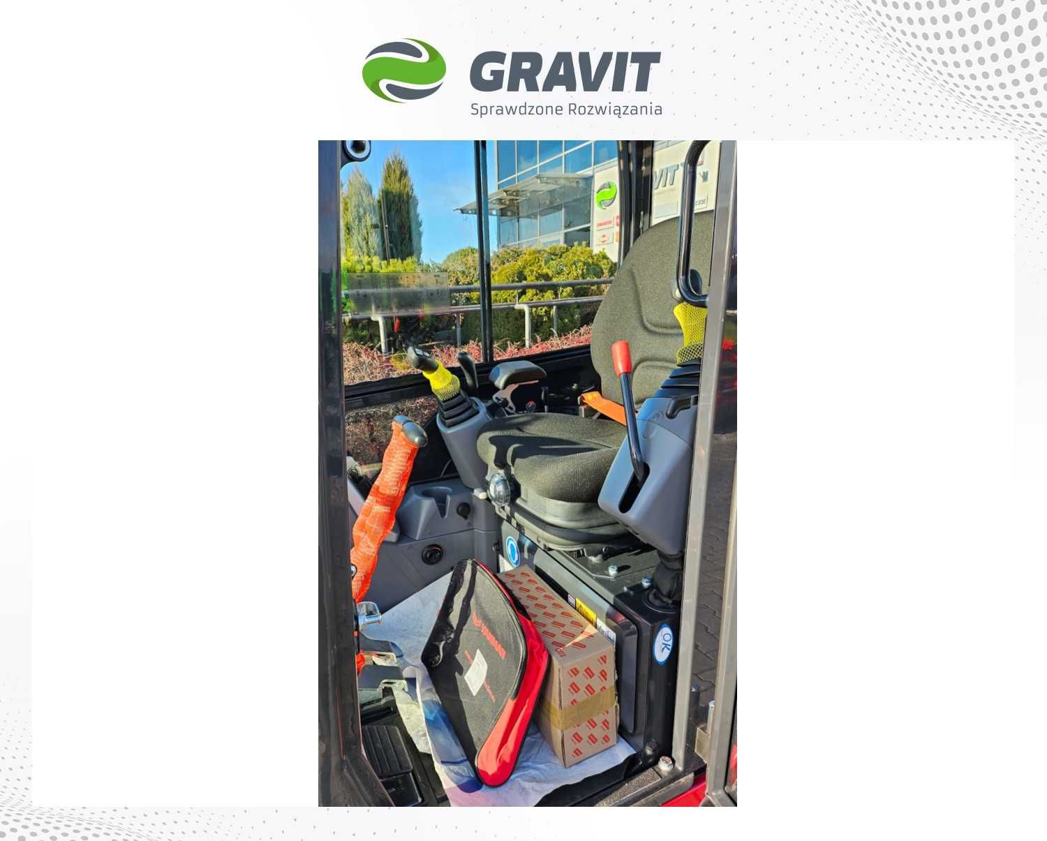 Minikoparka Yanmar SV19 (2 tony) od Autoryzowanego Dealera - GRAVIT