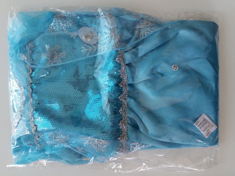 Fantasia / Vestido Princesa Elsa (Frozen) - NOVO - 3,4,5,6,7anos