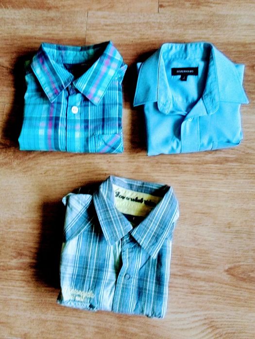3 koszule chłopięce 122/128 + gratisy
