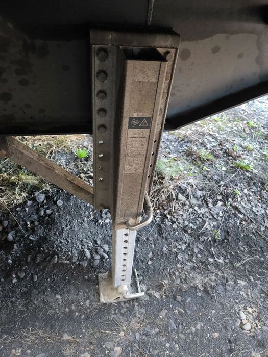 Aluminiowe podpory zrzutowe nogi łapy naczepa