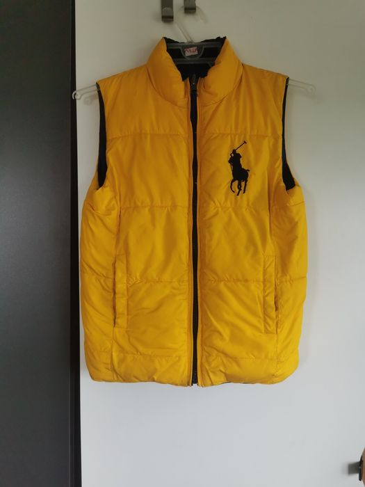 Kamizelka bezrekawnik Polo Ralph Lauren 128 / 134 roz 7 dwustronna