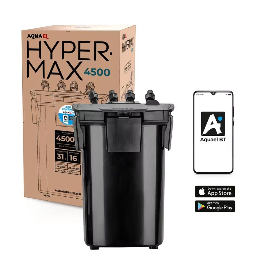 aquael hypermax bt 4500 - filtr kubełkowy do 1500l