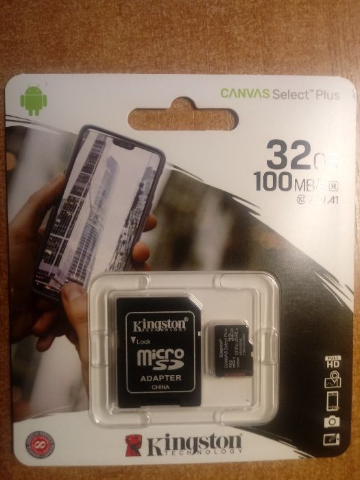 Karta Pamięci Canvas Kingston 32 GB i Platinet PRO 32 GB