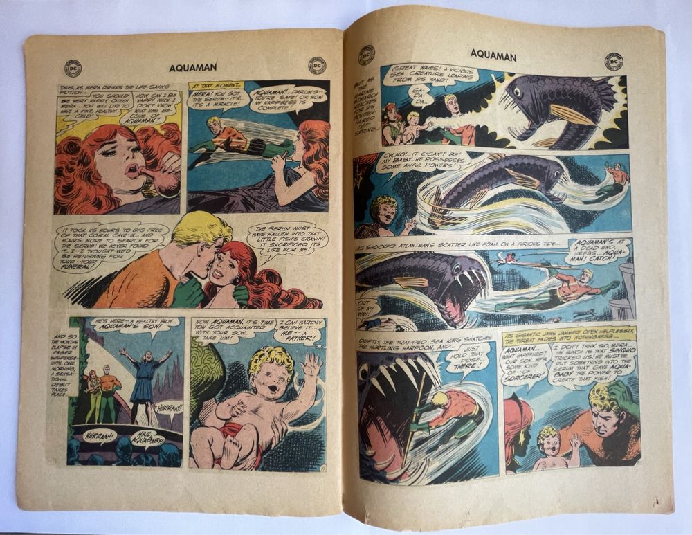 Stary komiks DC 1965 rok Aquaman and Aqualad