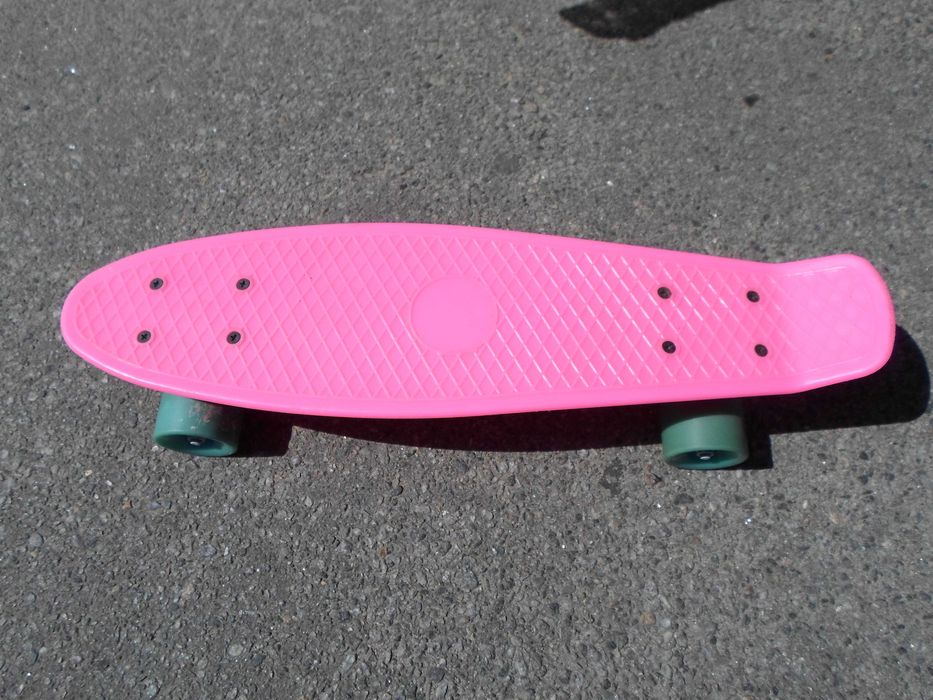 Пенни борд скейт 55х15см до 80кг скейтборд Penny Board розовый