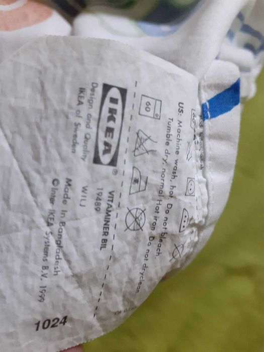 Capa  de edredão (+ fronha) Solteiro VITAMINER BIL