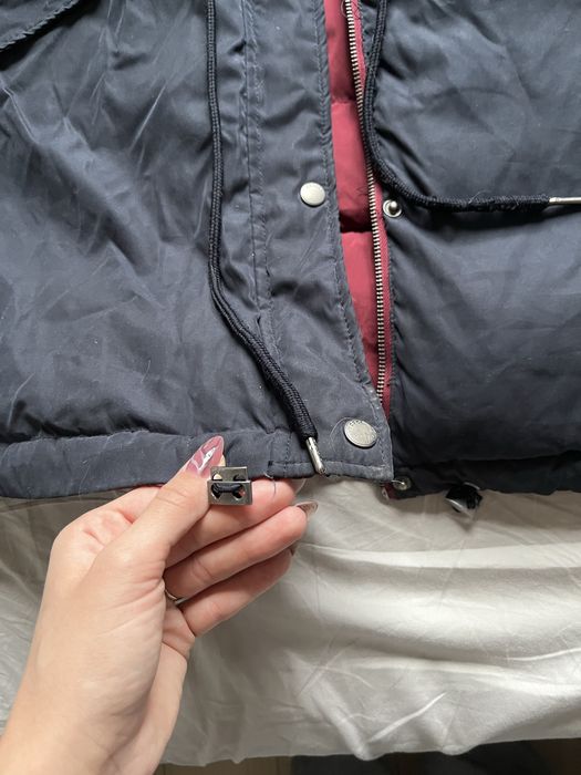 Dwustronna zimowa kurtka z kapturem