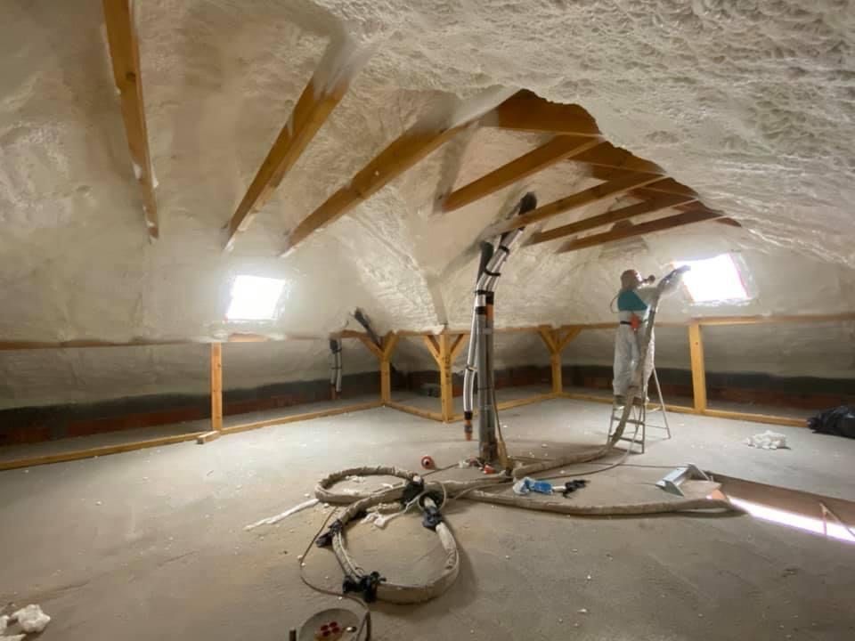 Termoizolacja pianą PUR, Ocieplenie poddaszy - NOWE NIŻSZE CENY !!!