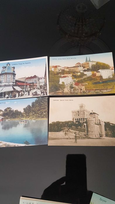 25 Bilhetes Postais Antigos de Lisboa e Porto