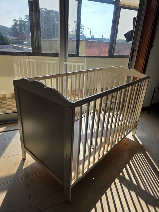 Berço Ikea 1.20×60 Branco Mate