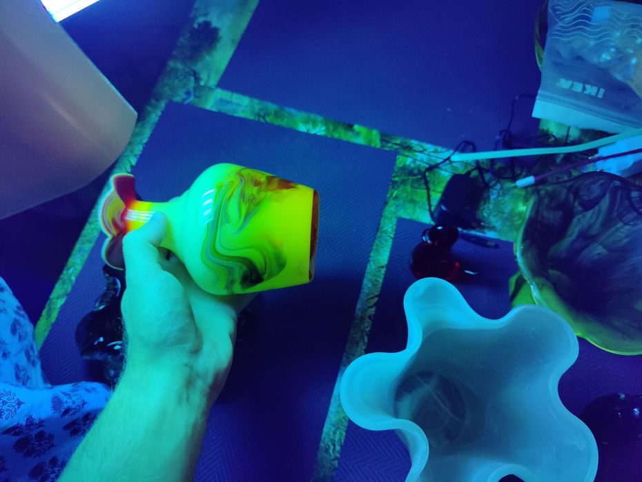 Uran Murano wazon  wenecki Walters Davidson art glass