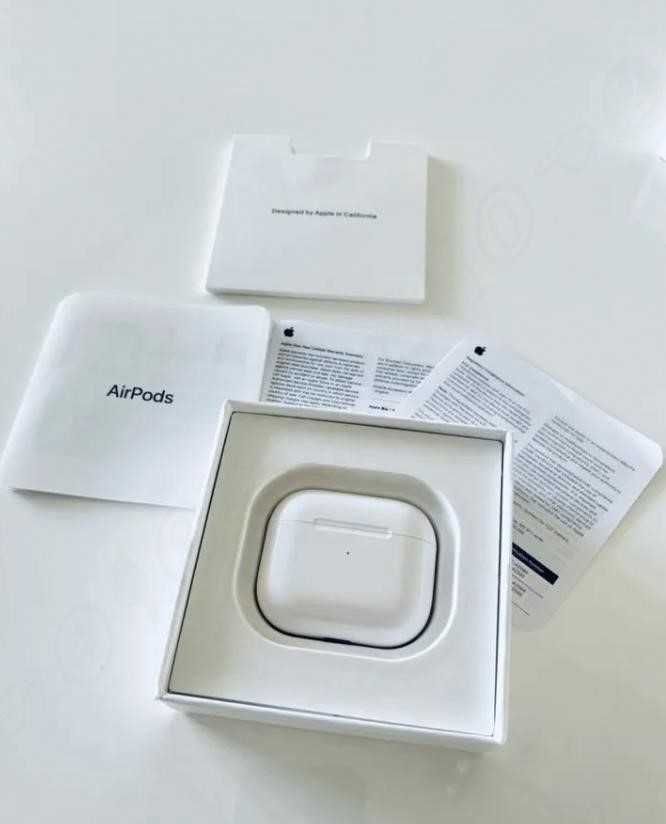 Навушники Бездротові Airpods 3 1в1 Lux +чохол