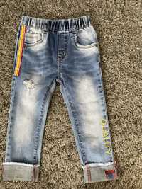 Spodnie jeansowe chlopiece  110