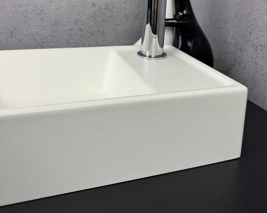 Умивальник «Естель» R Біла шагрень 400х220 прямокутний