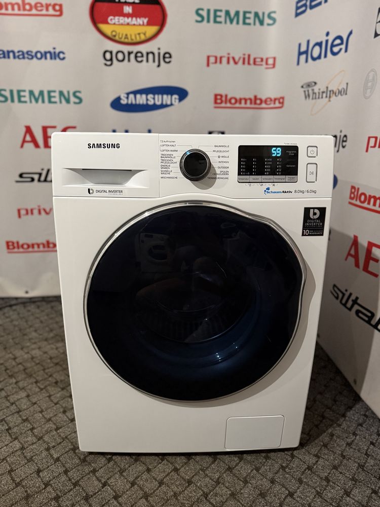 Прально-сушильна машина/ пралка-сушка Samsung WD80J5400AW 8/6кг бу