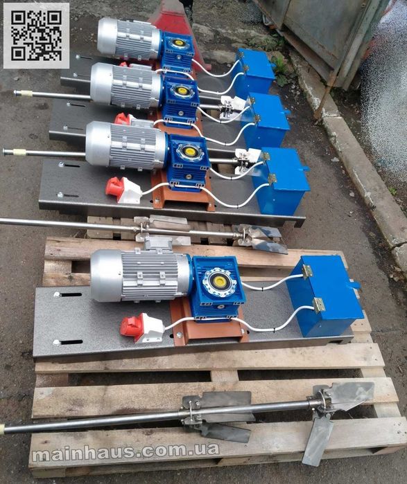 смеситель корму для тварин змішувач для єврокуба міксер для куба нерж.