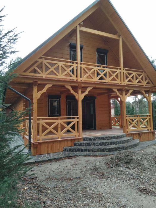 Budowa domków z bala