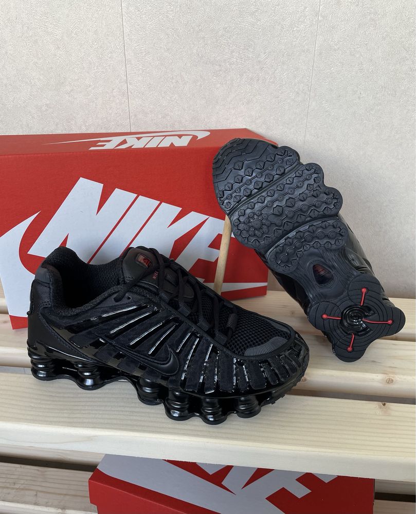 Кросівки Nike Shox TL "Triple Black" | Кросівки найки шокс