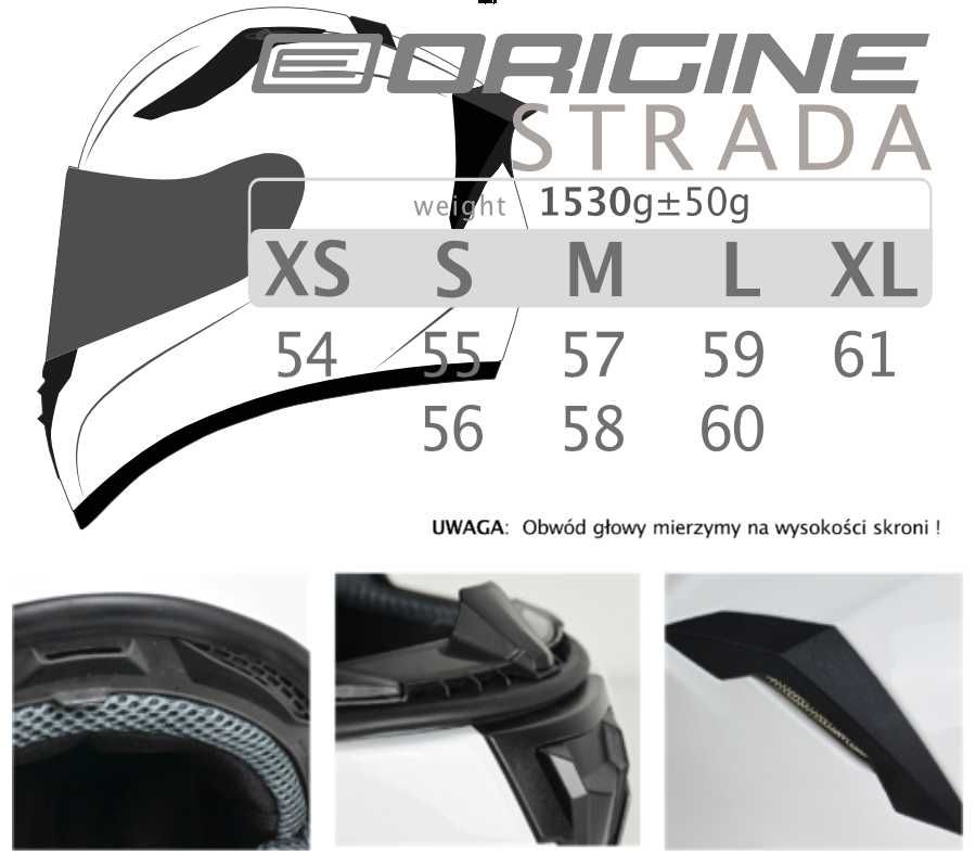 Kask kaski motocyklowy Cross Quad Motor S M L XL z homologacją POŁYSK