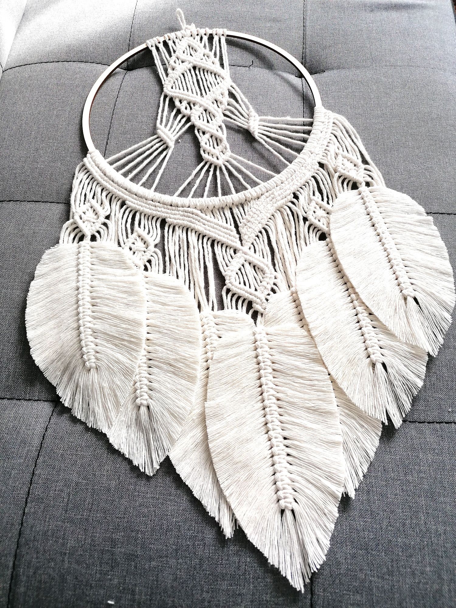 Łapacz snów Makrama Boho Home dekoracja dreamcatcher