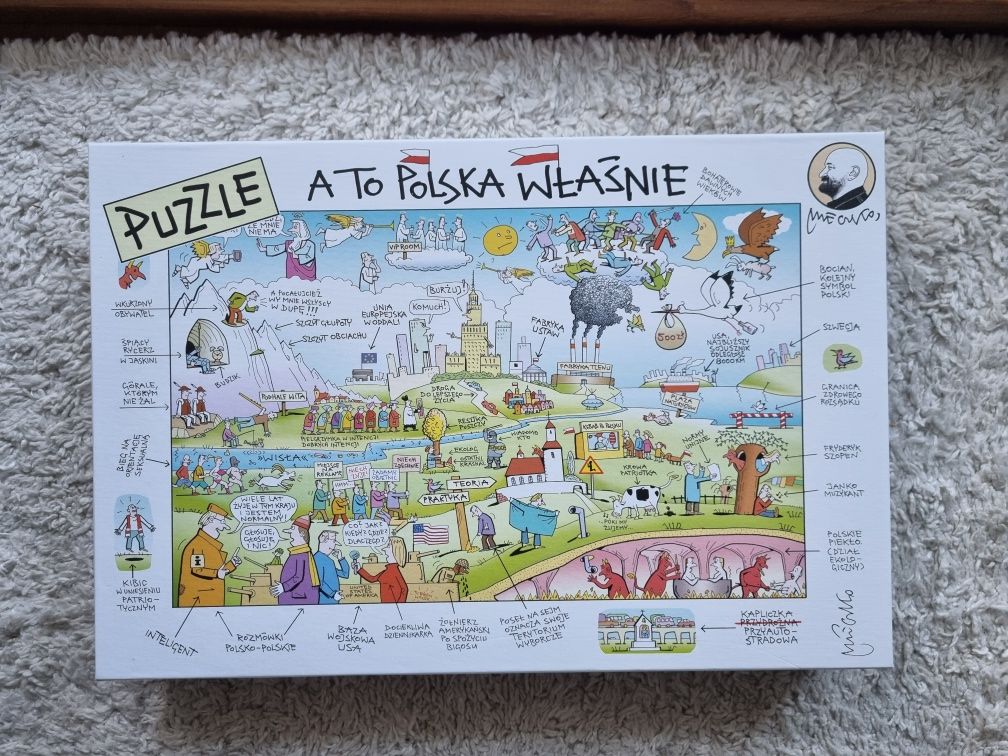 Puzzle Mleczko 1000 A to Polska właśnie