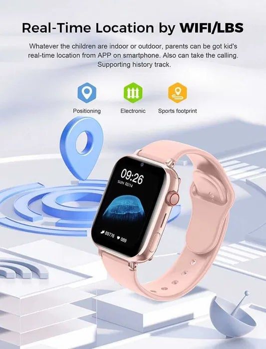 ДИТЯЧИЙ розумний смарт годинник LEMFO LT38B з камерою, GPS, та 4G