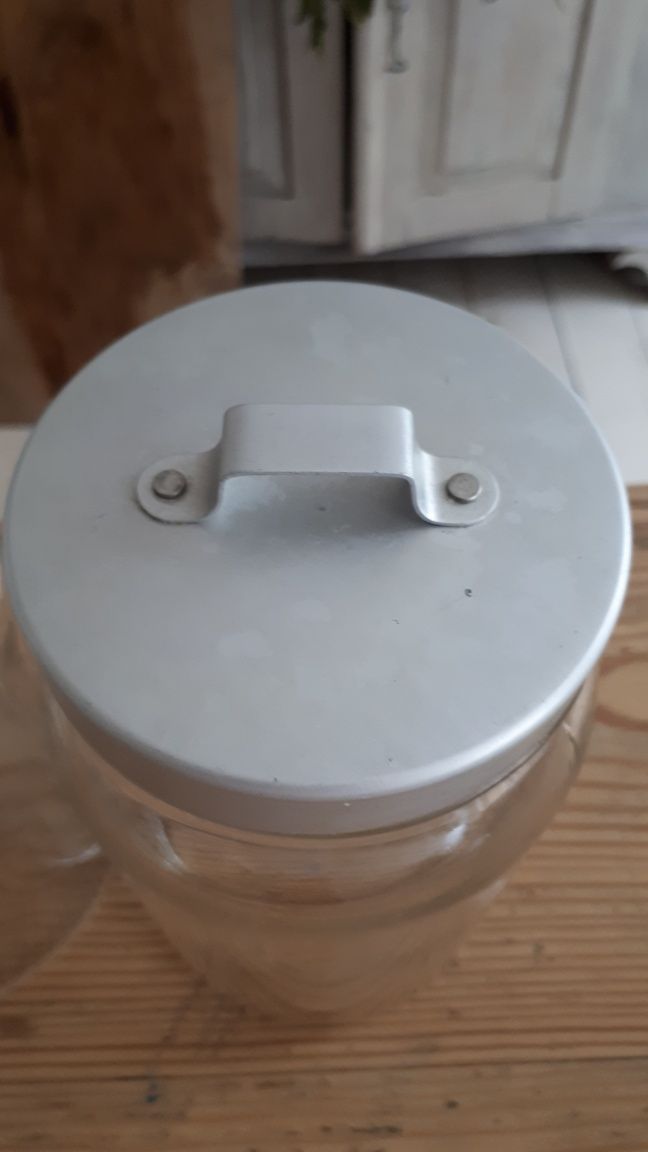 Słoik Ikea Burken, pojemnik szklany, trzy słoiki