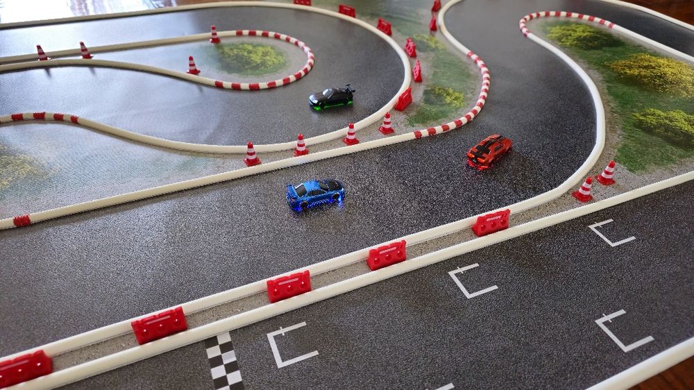 Pista tapete para Turbo Racing 1/76 em lona
