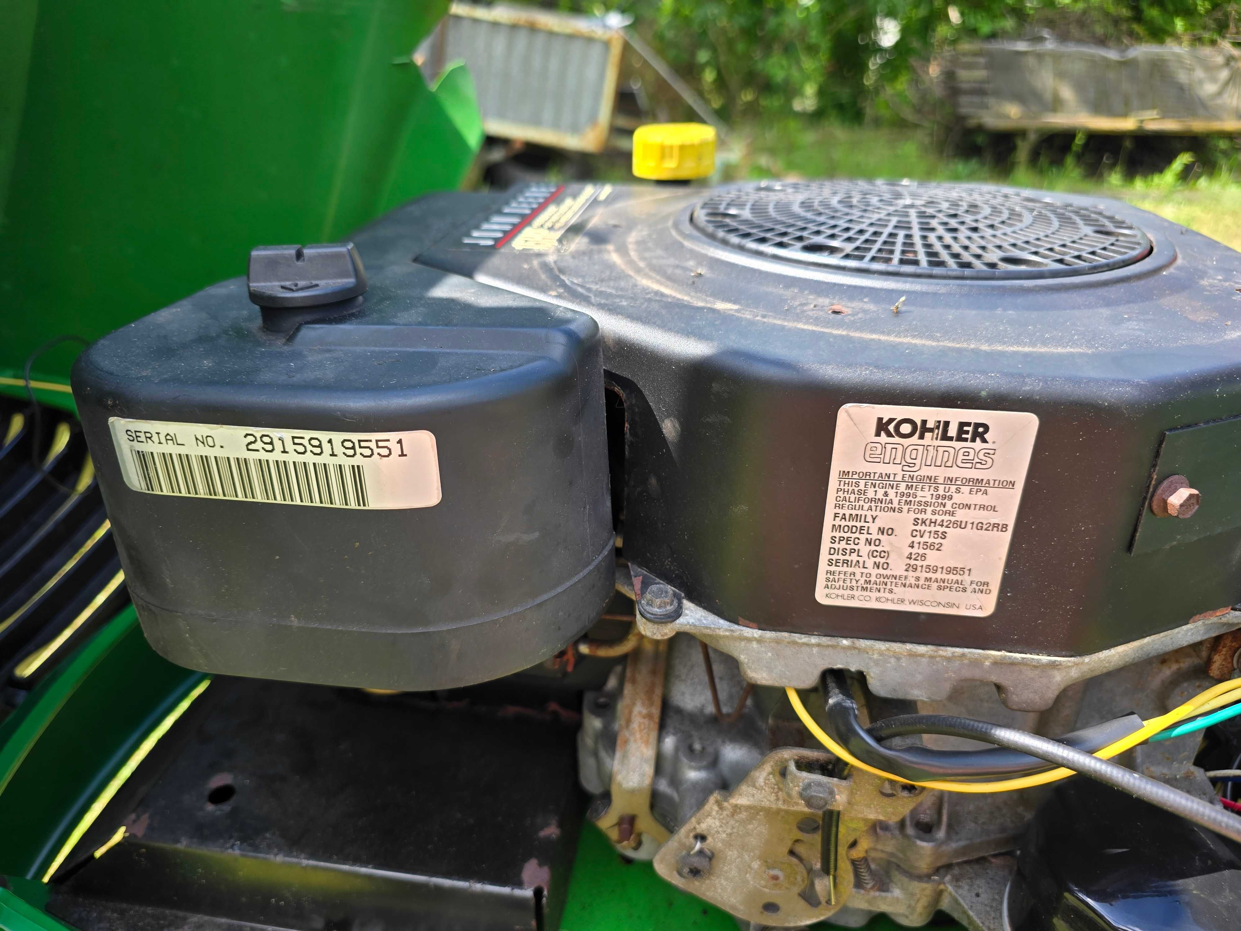 kosiarka traktorek John Deere LT155