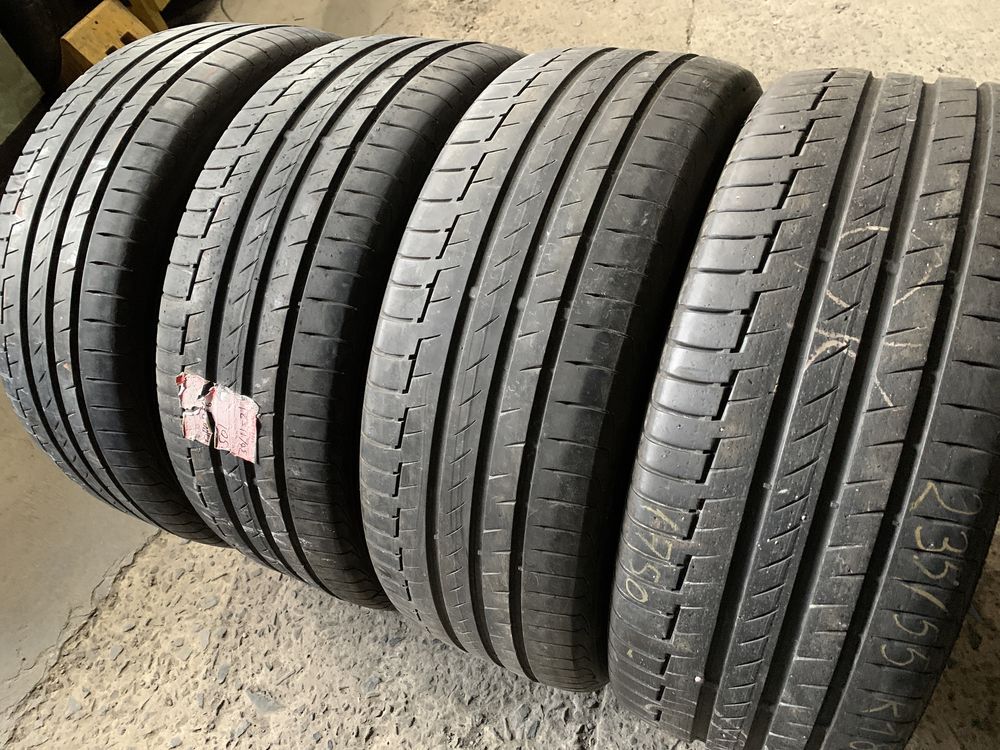 (4шт) 235/55R18 Continental PremiumContact 6 літні шини