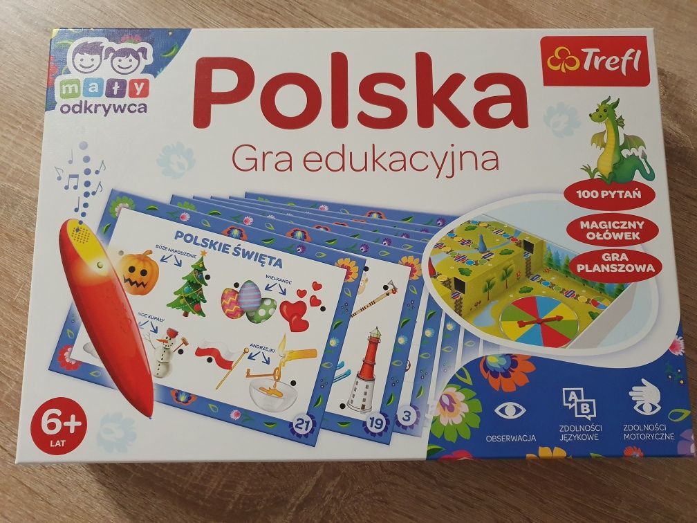 1. NOWA Gra edukacyjna magiczny ołówek Polska TREFL