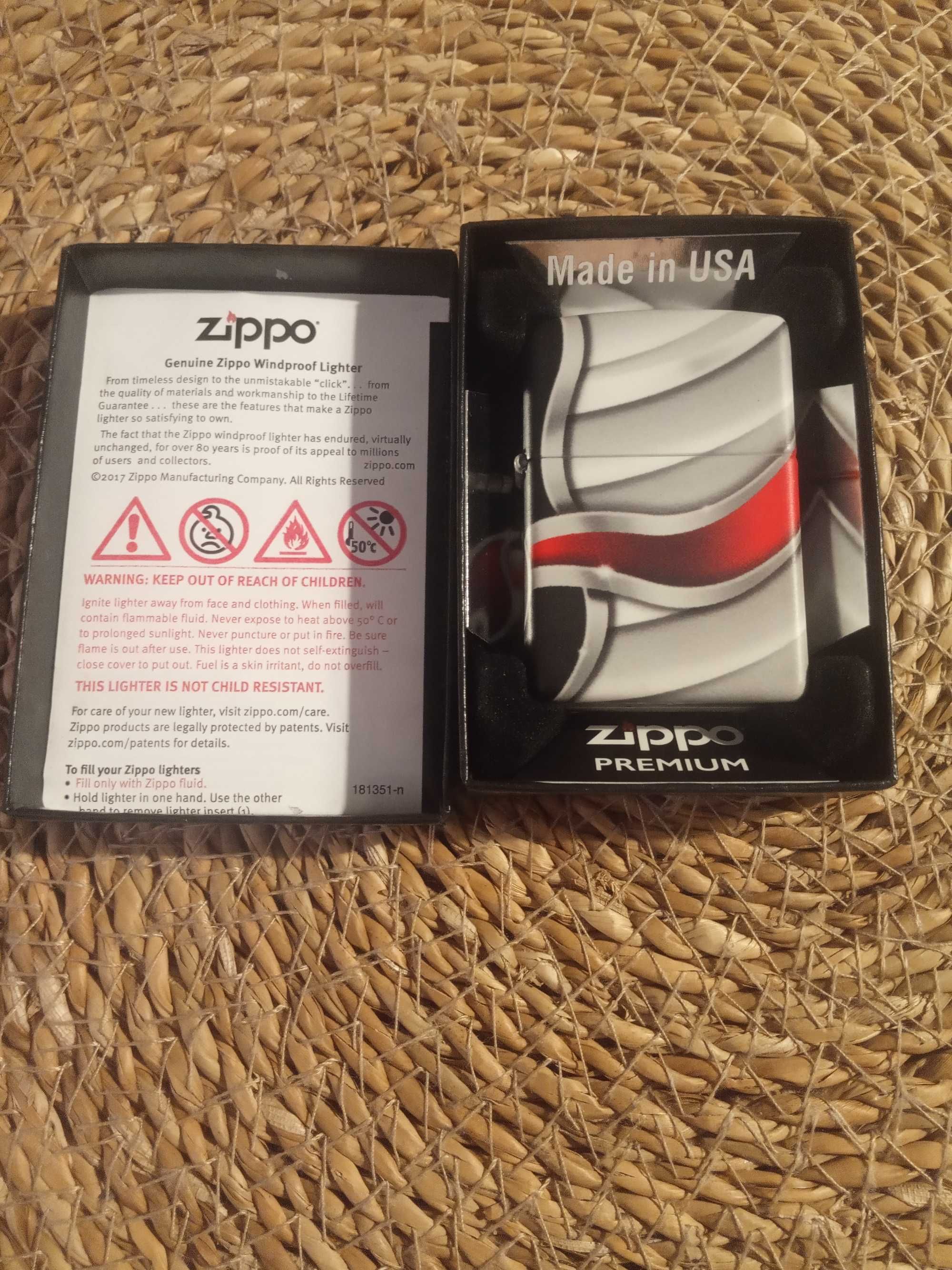 Nowa, Zapalniczka Zippo Wave, z nową techniką nadruku. Polecam!!!