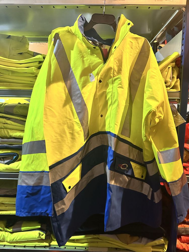 Kurtki Odblaskowe Przeciwdeszczowe S-3XL *WIOSNA*