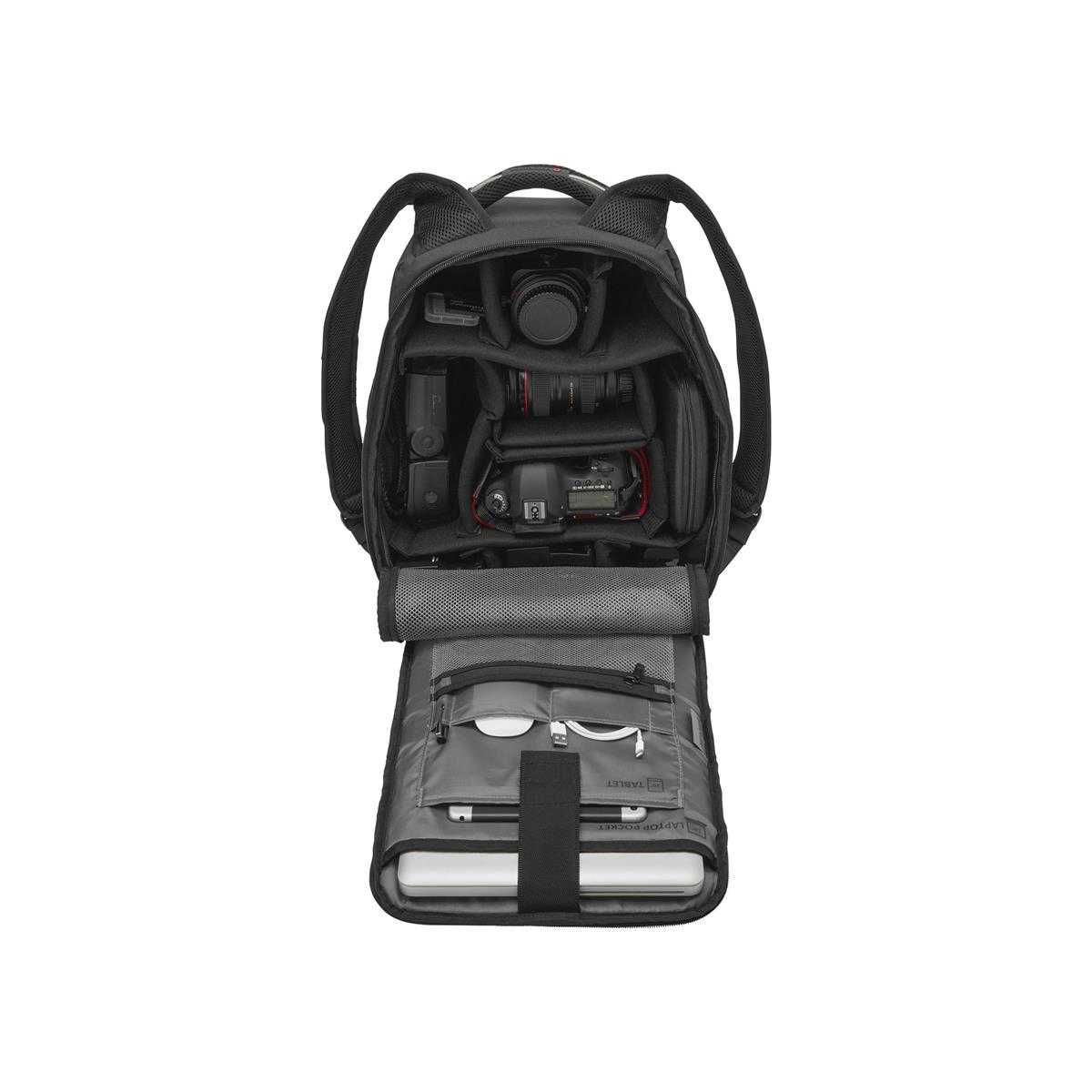 Plecak Wenger Tech Pack NOWY konfigurowalny fotografia aparat czarny