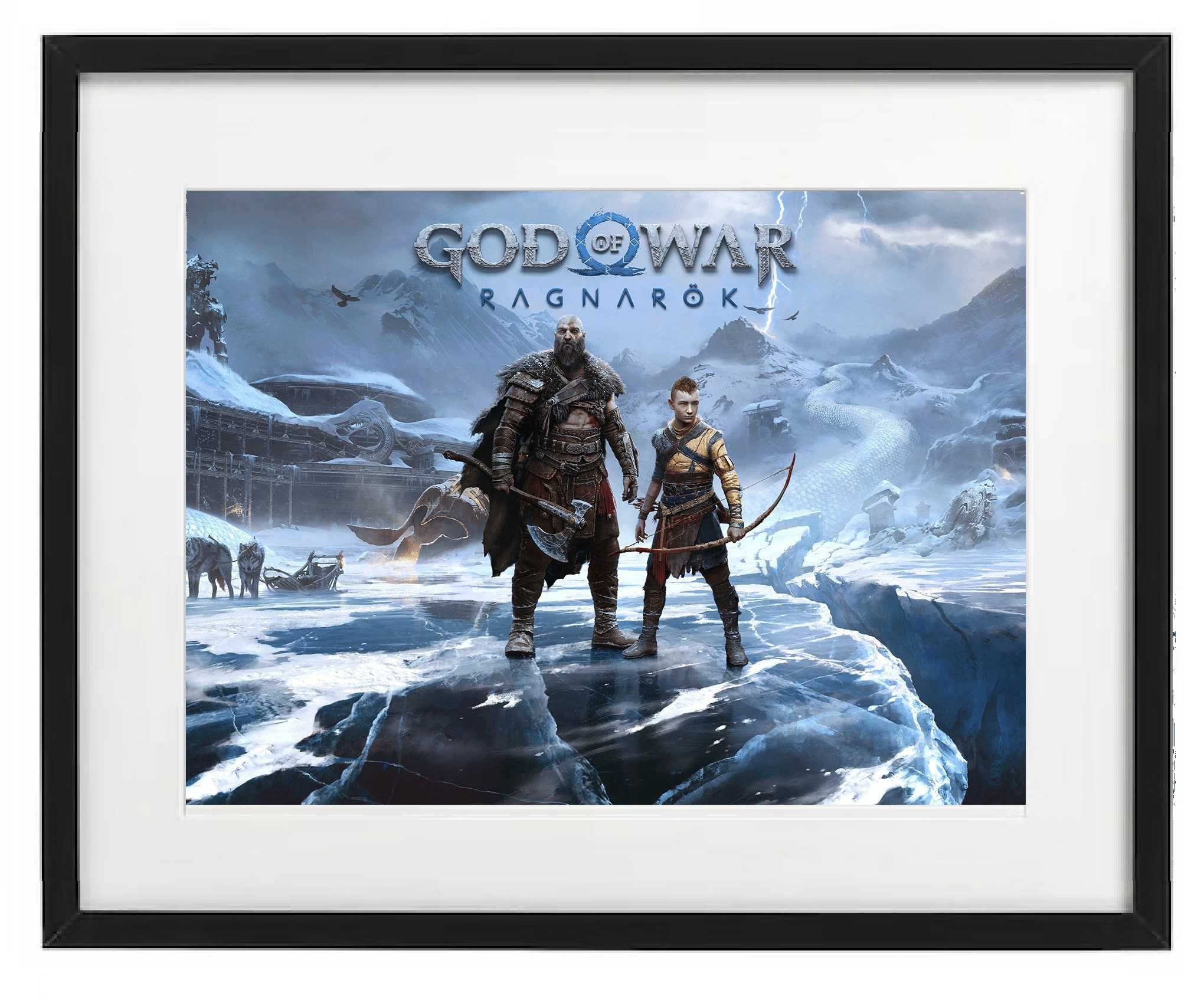 God of War Ragnarok - Quadros 40x50cm