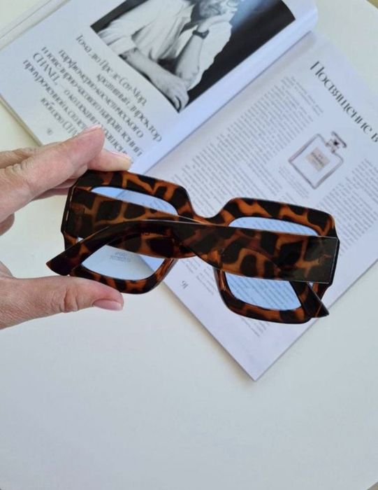 Сонцезахисні окуляри жіночі стильні леопард