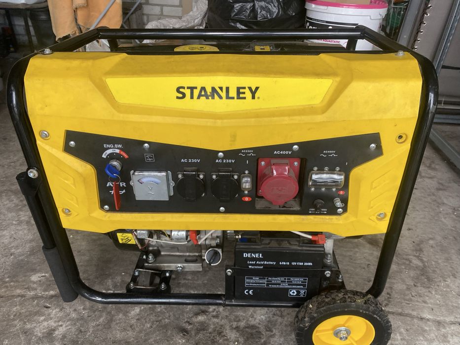 Генератор STANLEY SG7500 7,5 кВт трьохфазний бензиновий