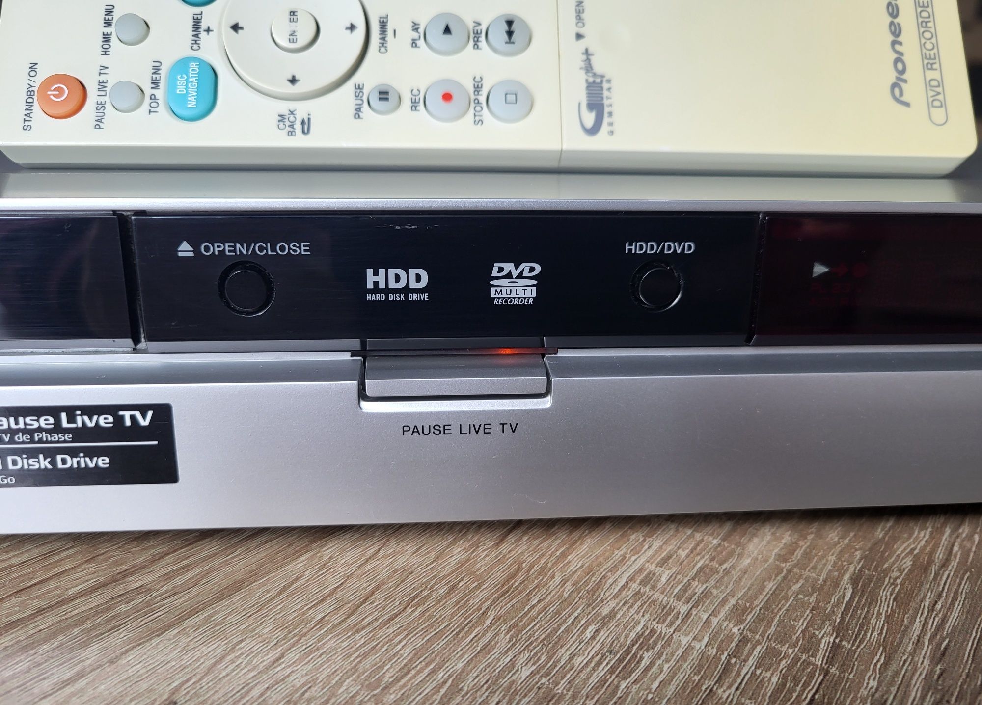 Pioneer DVR-540H #Nagrywarka DVD HDD #160GB #Dv-in #DivX #Pilot