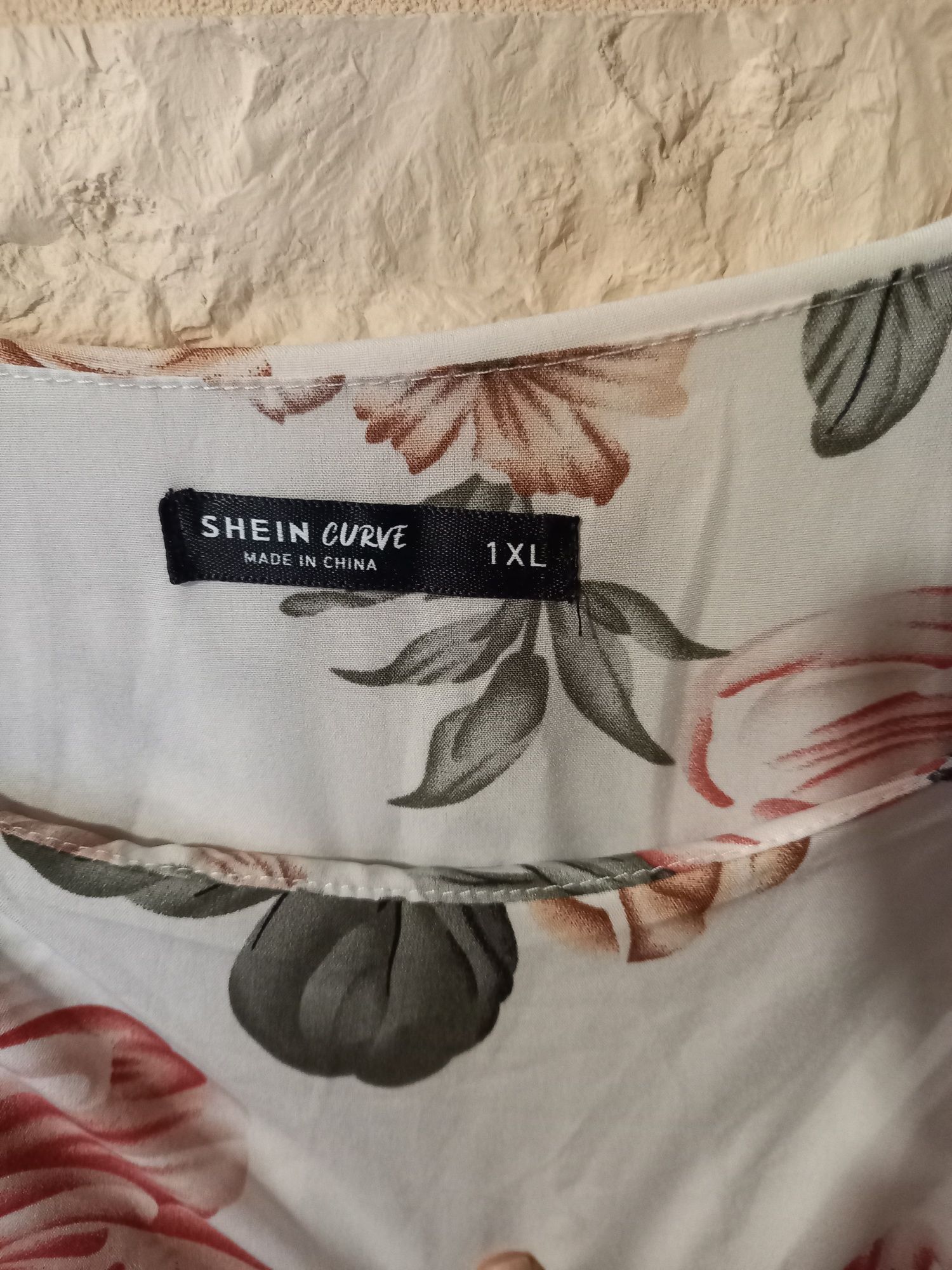 Sukienka maxi w kwiaty, Shein Curve, roz 1Xl