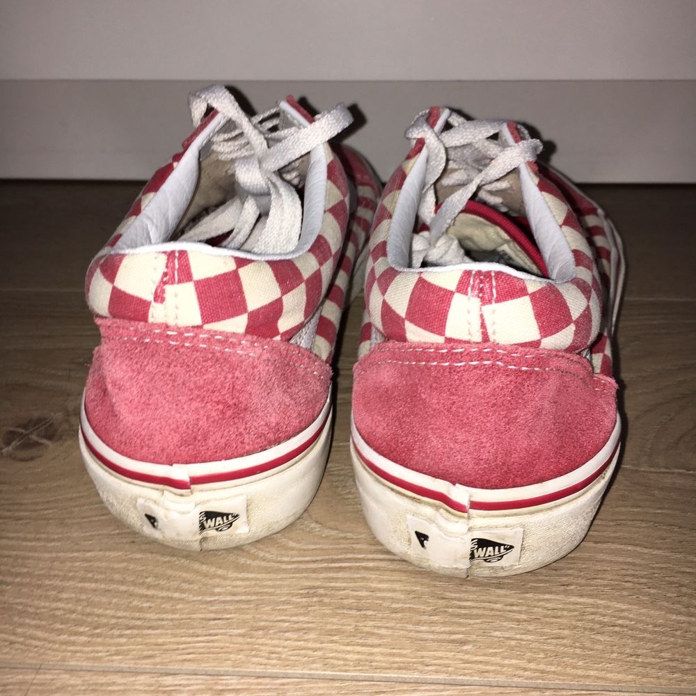 Buty Vans szachownica czerwone Old Skool tenisówki 40