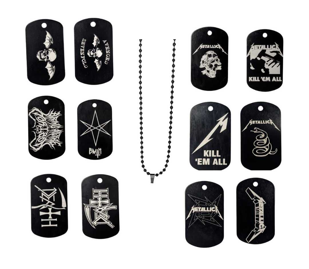 Підвіска Жетон Metallica Death Bring Me The Horizon Avenger Sevenfold