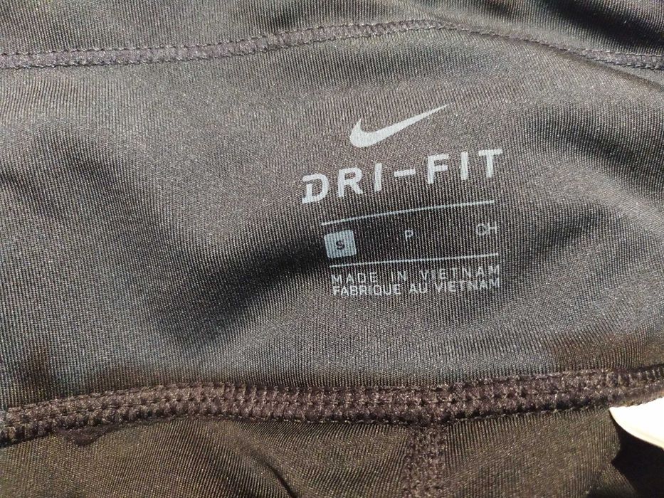 Nike Air Epic Fast Dri-FIT legginsy 7/8 czarne sportowe damskie S nowe