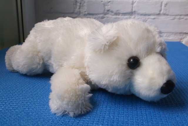 Мягкая игрушка - Белый полярный  медвежонок. ( Handmade  Aurora.)