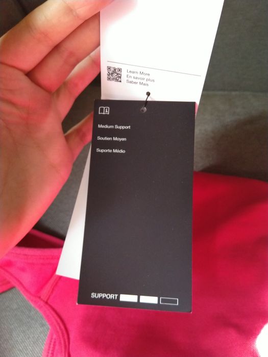 Soutien/top desportivo Nike (novo)