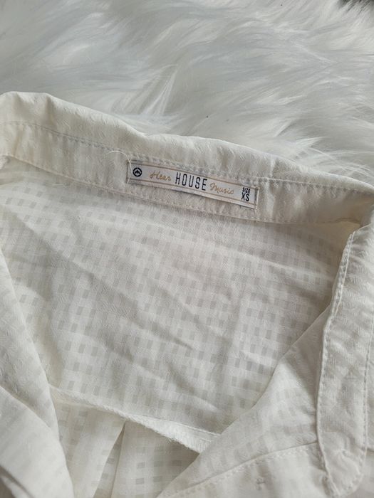 Bluzka letnia na guziki ecru xs hause